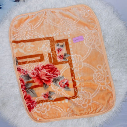 Premium Hooded Baby Blanket & Swaddle Wrap – Orange