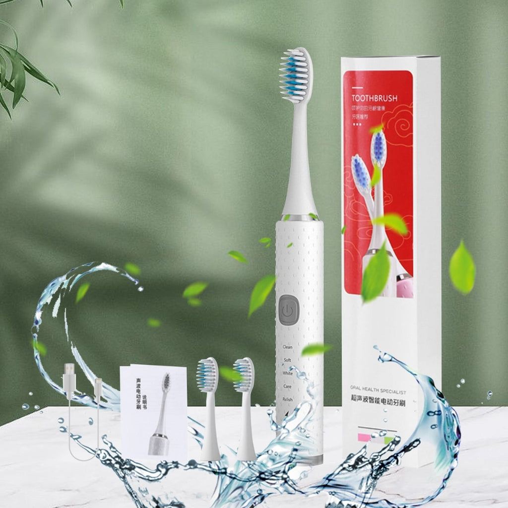 Kids Electric Toothbrush with Extra Brush Head – Soft Bristles | Battery Operated