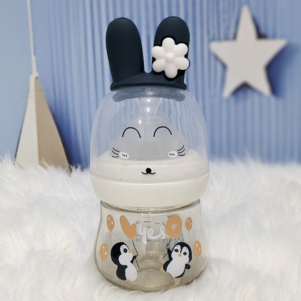 Bunny Baby Feeding Bottle 120ml – BPA-Free Cute & Safe Feeder