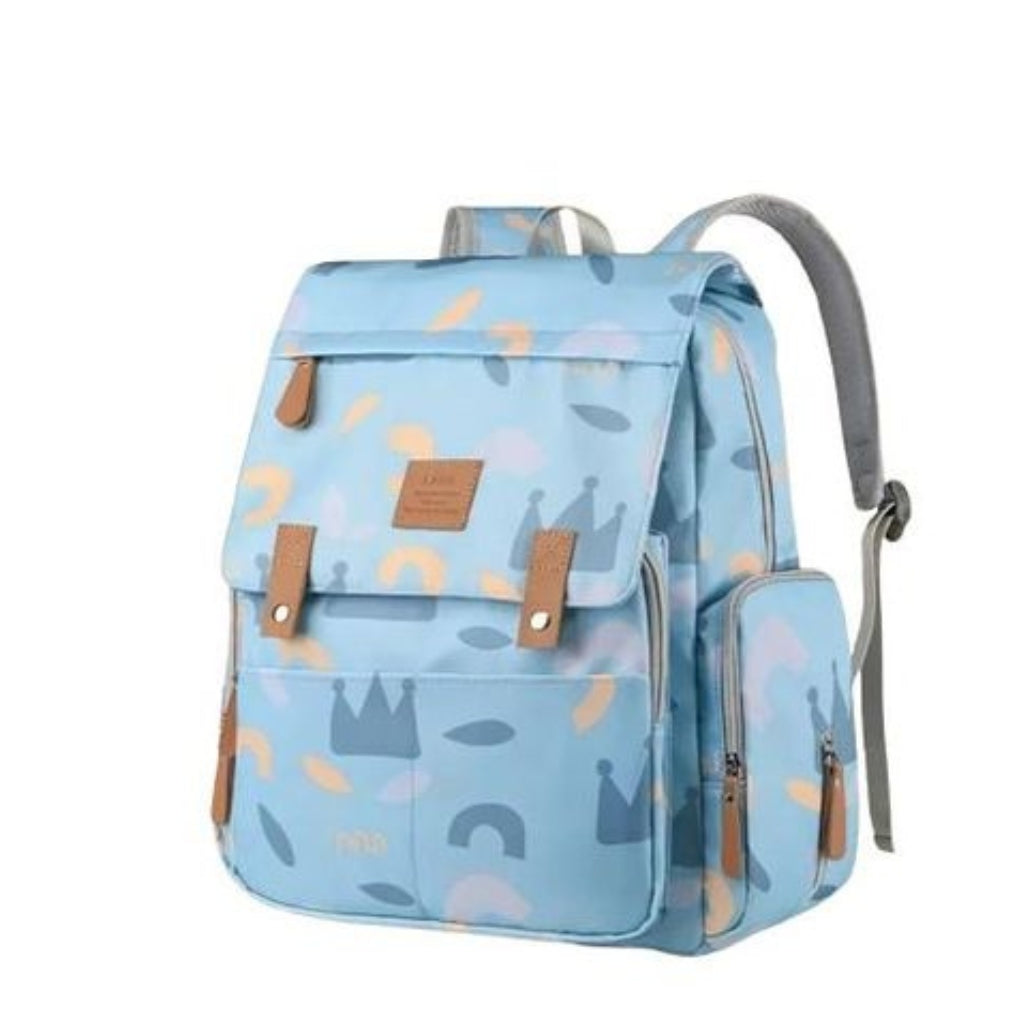 Premium Waterproof Baby Diaper Backpack – Pastel Bloom