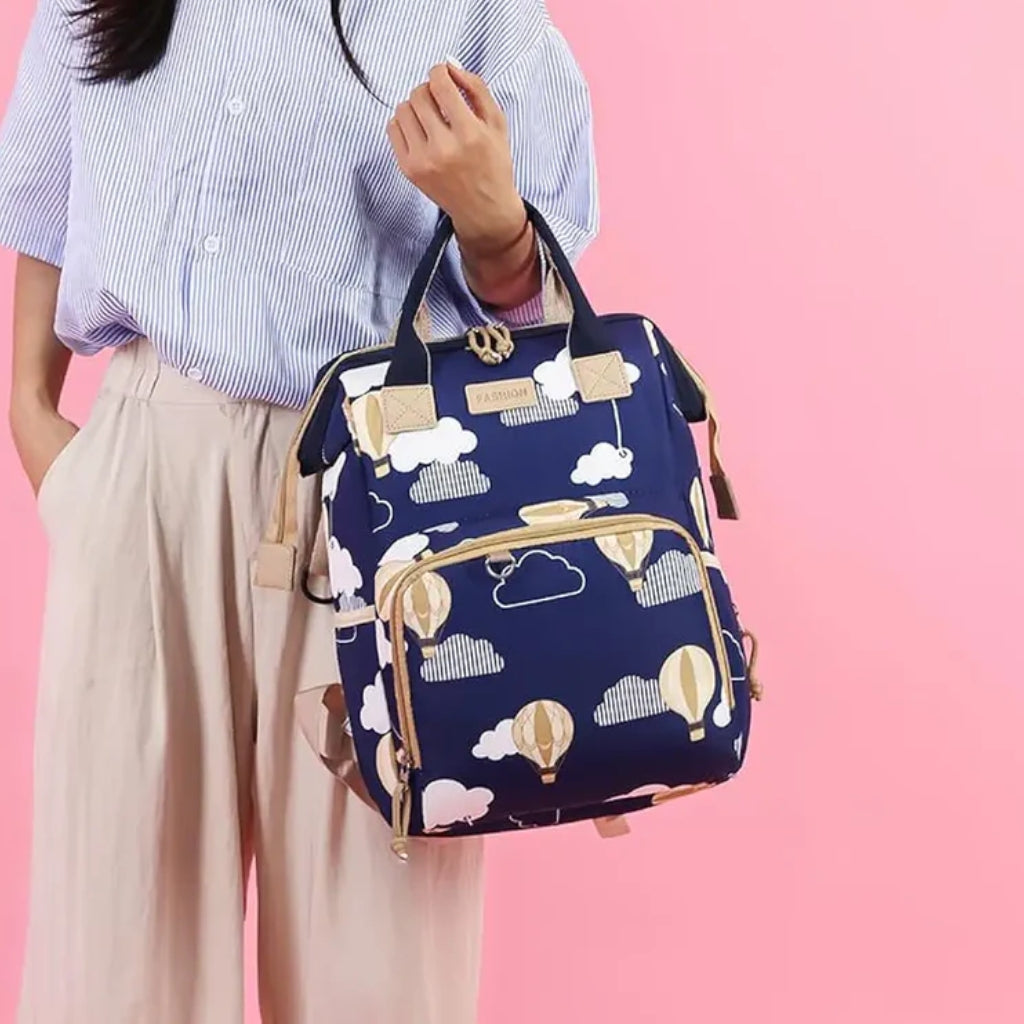 Premium Multi-Functional Baby Diaper Backpack – Balloon Journey