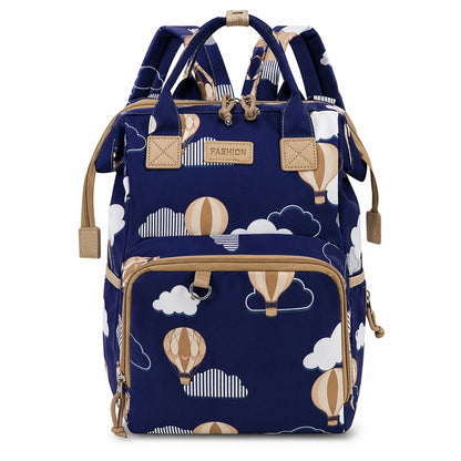 Premium Multi-Functional Baby Diaper Backpack – Balloon Journey