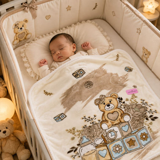 Premium Baby Blanket | "Teddy Bear" Edition – Brown