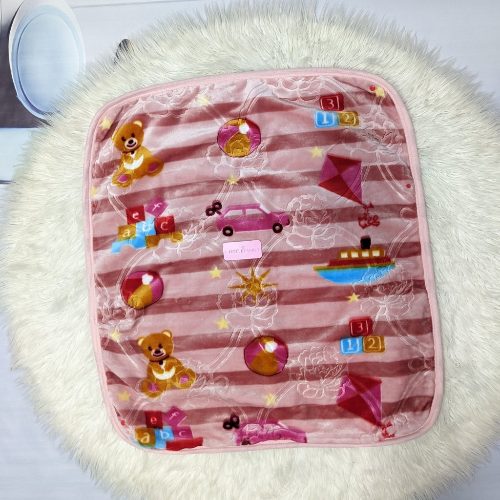 Premium Hooded Baby Blanket & Swaddle Wrap – Dusty Pink
