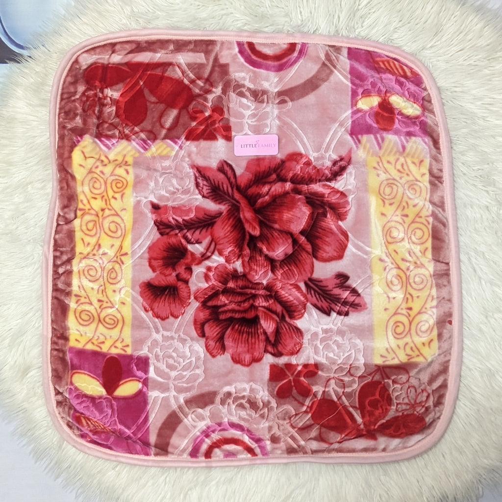 Premium Hooded Baby Blanket & Swaddle Wrap – Blush Pink