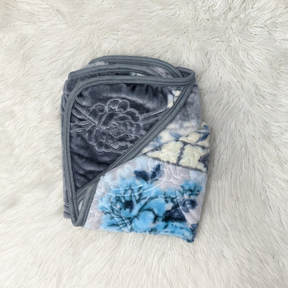 Premium Hooded Baby Blanket & Swaddle Wrap – Grey