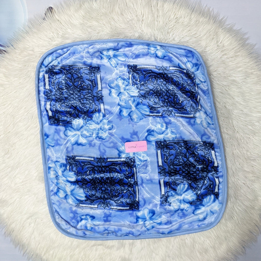 Premium Hooded Baby Blanket & Swaddle Wrap – Sky Blue