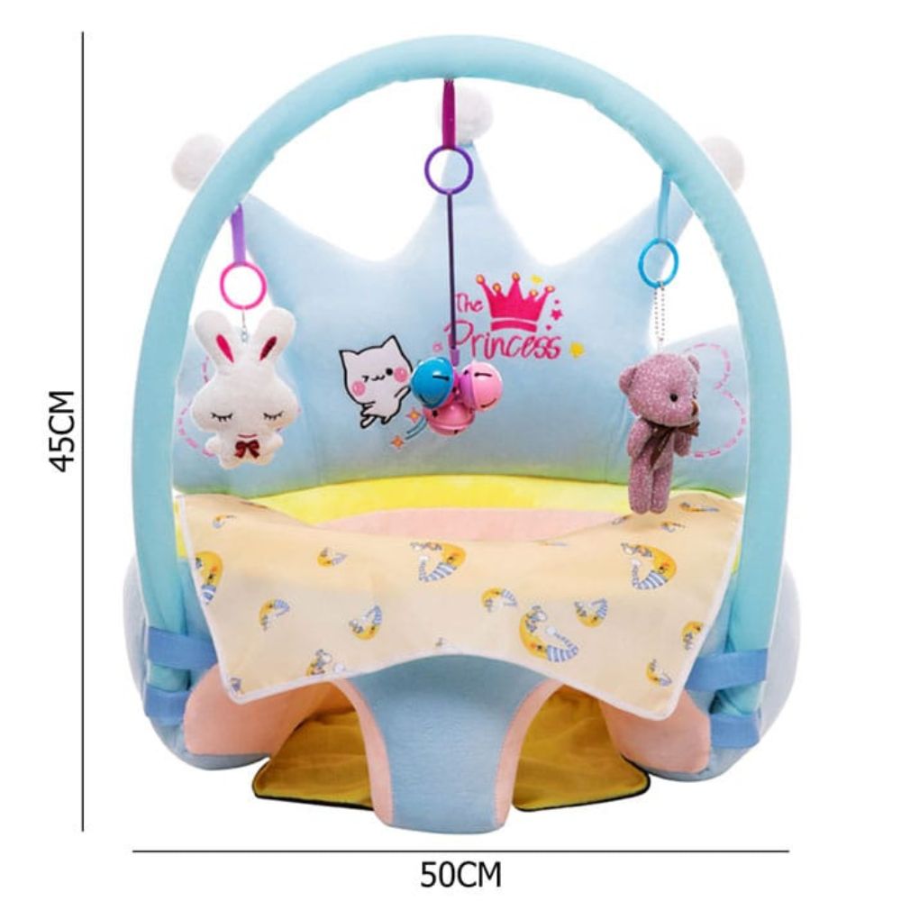 Crown Baby Floor Seat With Toy Bar Little Family