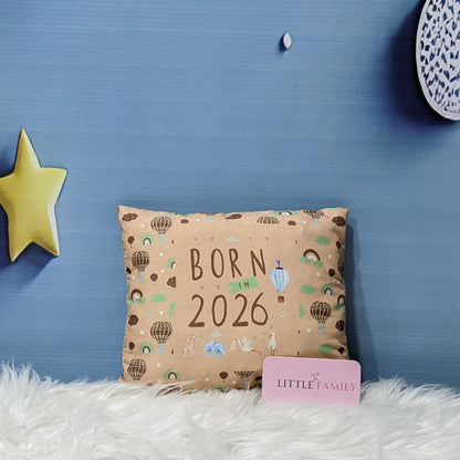 "Born In 2026" Baby 8 PC'S Bedding Set - (Brown) | Large