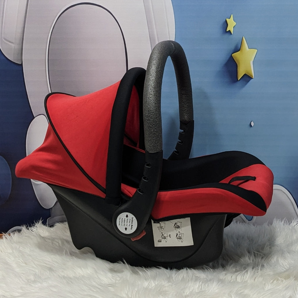 3-in-1 Baby Carry Cot & Infant Car Seat with Rocking Base and Adjustable Canopy