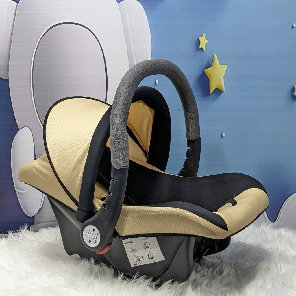 3-in-1 Baby Carry Cot & Infant Car Seat with Rocking Base and Adjustable Canopy