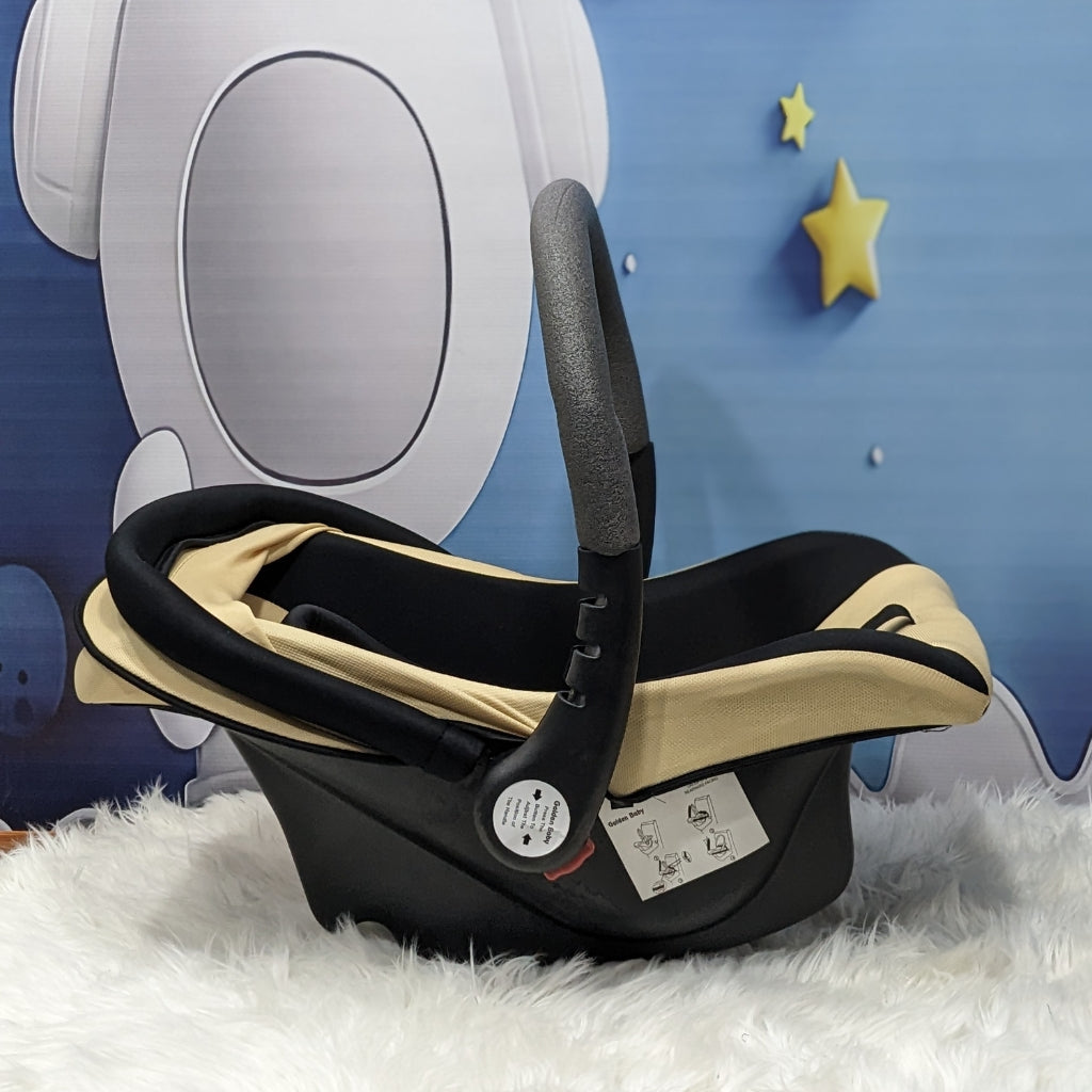3-in-1 Baby Carry Cot & Infant Car Seat with Rocking Base and Adjustable Canopy