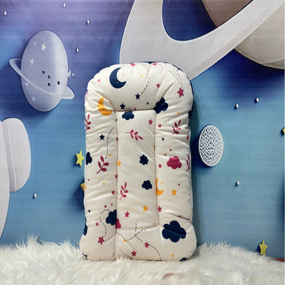 Premium Penguine Velvet Baby Carry Nest – Navy Blue