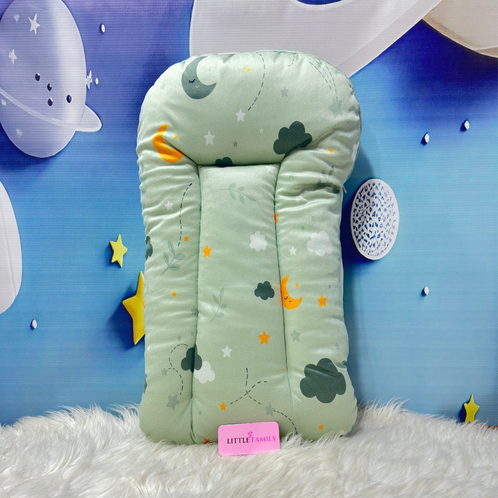 Premium Penguine Velvet Baby Carry Nest – Green