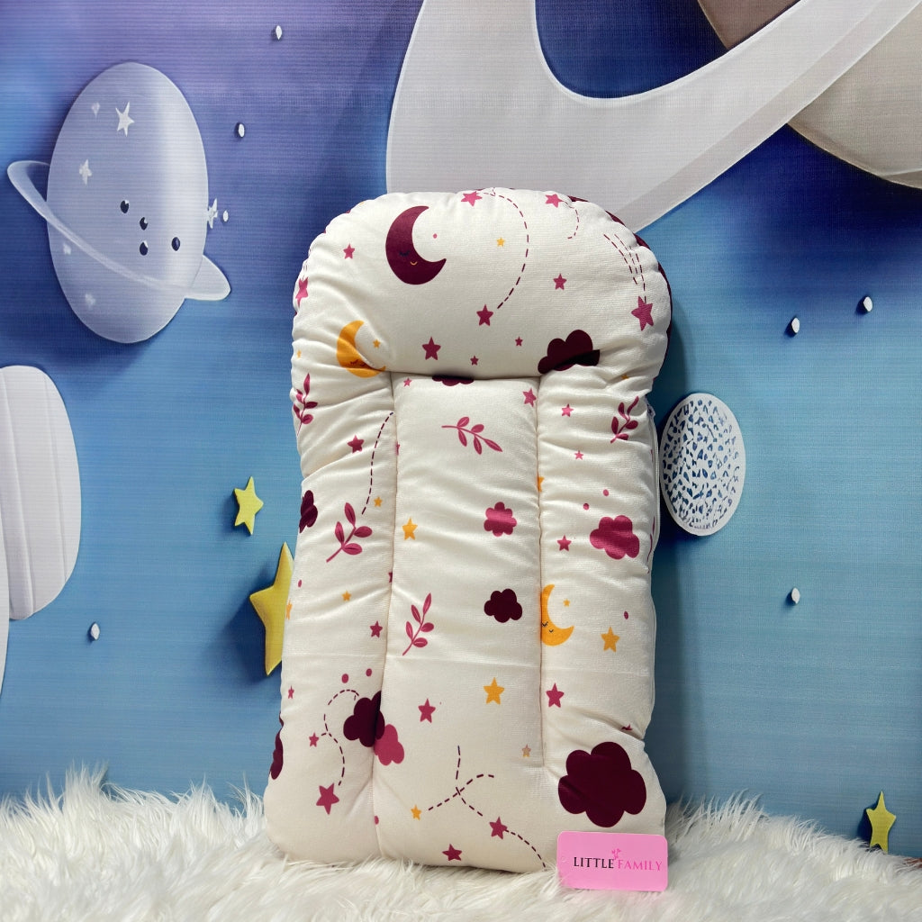 Premium Penguine Velvet Baby Carry Nest – Maroon