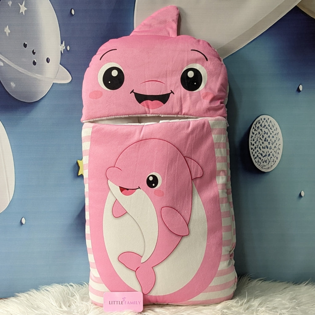 Premium Dolphin Velvet Baby Carry Nest – Pink