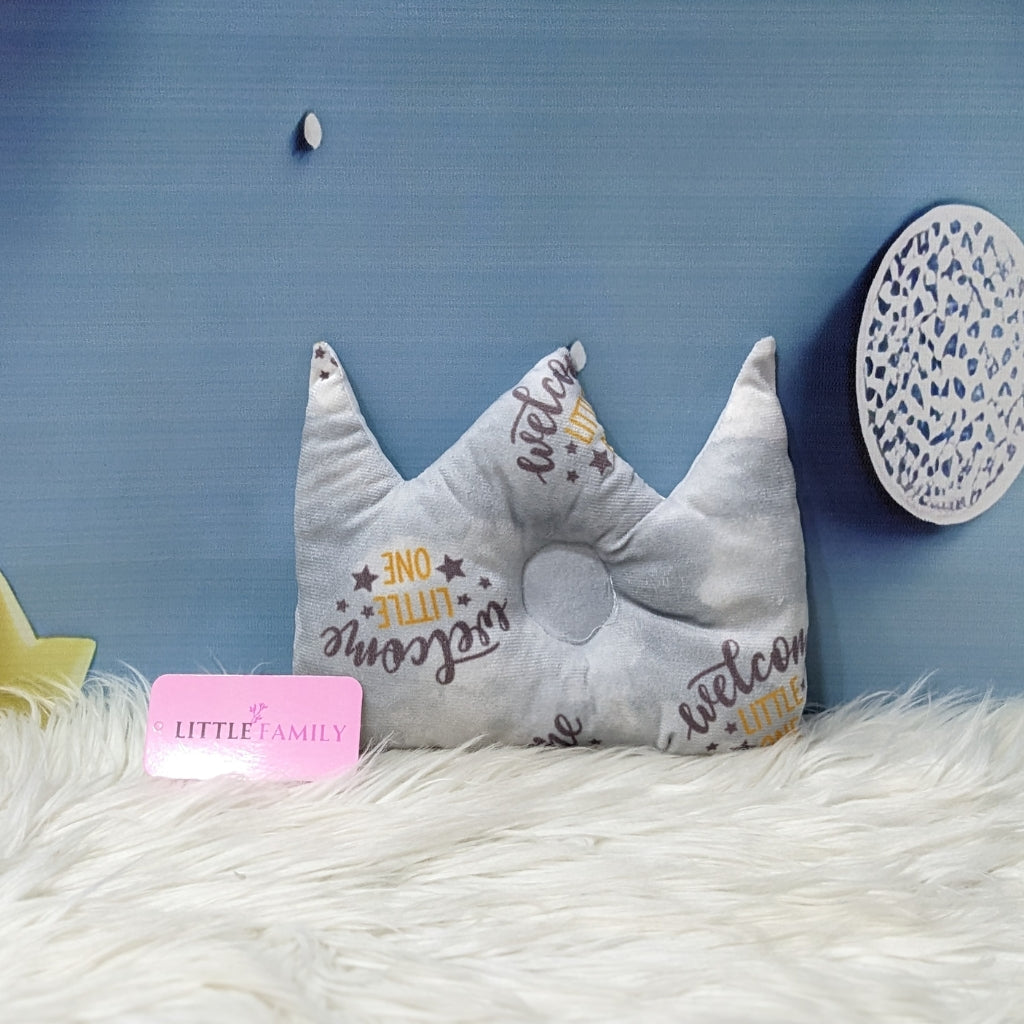 Velvet Newborn Carry Nest | “Welcome Little One” Edition – Grey