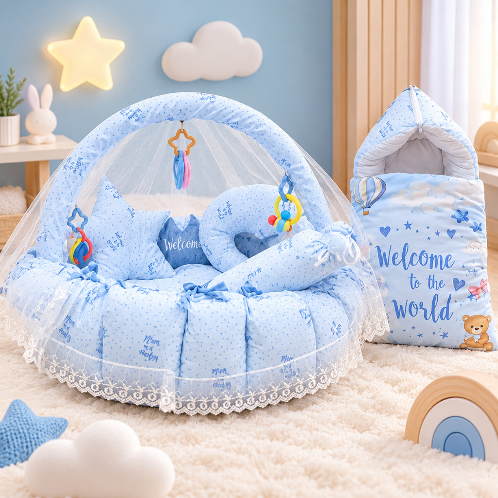 Round Snuggle Bed Sets