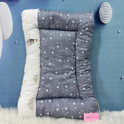 Starry Dreams Baby Bedding Set - 8 Pieces (Charcoal Grey)