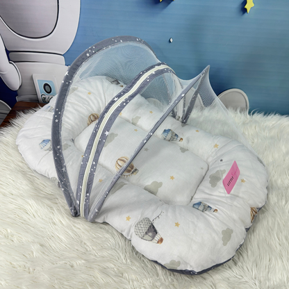 Starry Dreams Baby Bedding Set - 8 Pieces (Charcoal Grey)