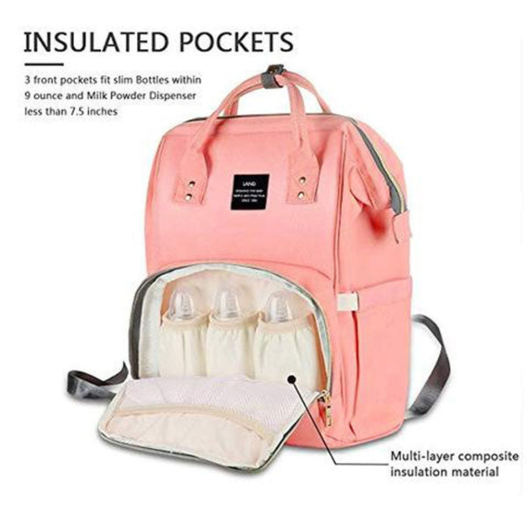 Premium Multi-Pocket Baby Diaper Backpack