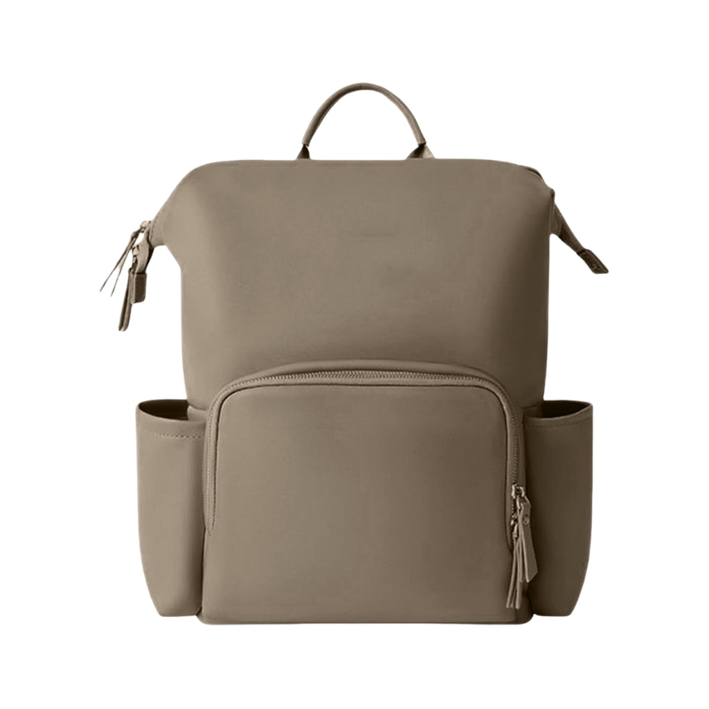 Leather Backpack Diaper Bag