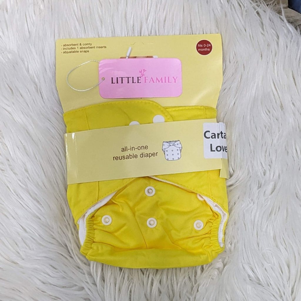 Solid Reuseable Diapers With Linner