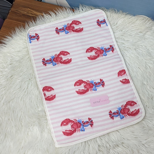 Premium Waterproof Large Baby Diaper Changing Sheet – Pink Marina