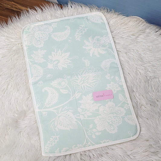Premium Waterproof Large Baby Diaper Changing Sheet – Soft Green