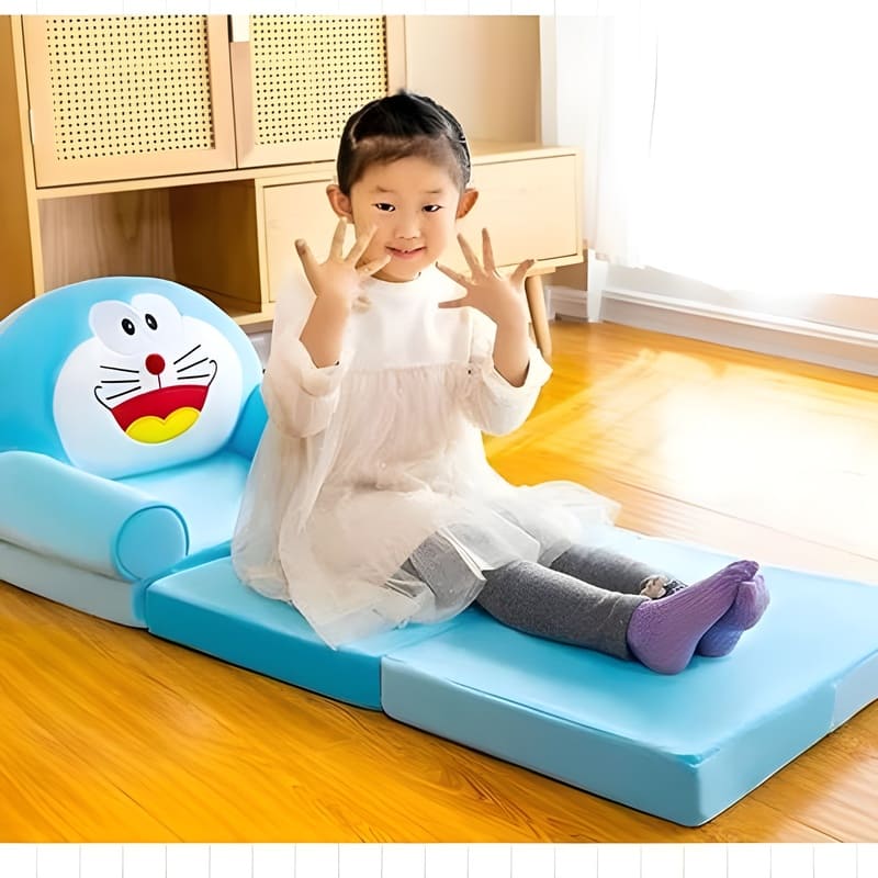 Baby Sofa Cum Bed Cat Character main image 1