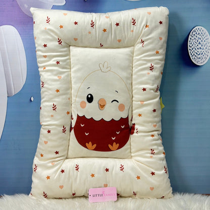Premium 7-Piece Egg Chick Velvet Baby Bedding Set - Terracotta