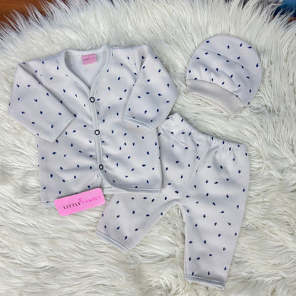 Premium 3-Piece Fleece Outfit Set – Pack of 3