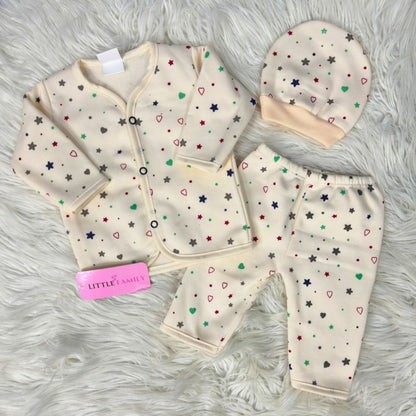 Premium 3-Piece Fleece Outfit Set – Pack of 3