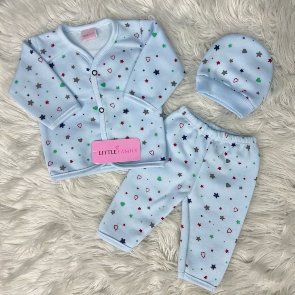 Premium 3-Piece Fleece Outfit Set – Pack of 3