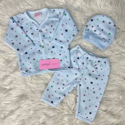 Premium 3-Piece Fleece Outfit Set – Pack of 3