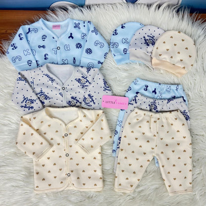 Premium 3-Piece Fleece Outfit Set – Pack of 3