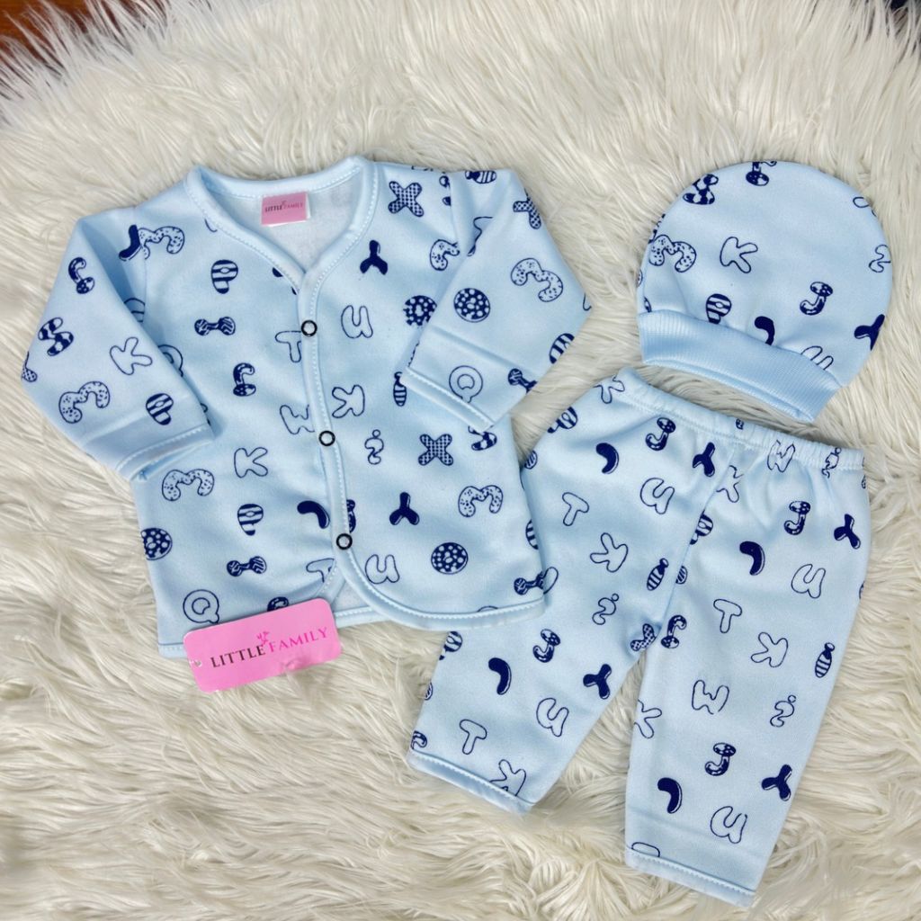 Premium 3-Piece Fleece Outfit Set – Pack of 3