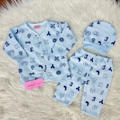 Premium 3-Piece Fleece Outfit Set – Pack of 3