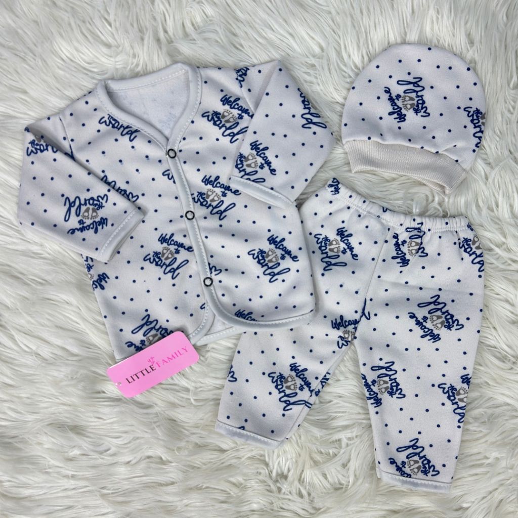 Premium 3-Piece Fleece Outfit Set – Pack of 3