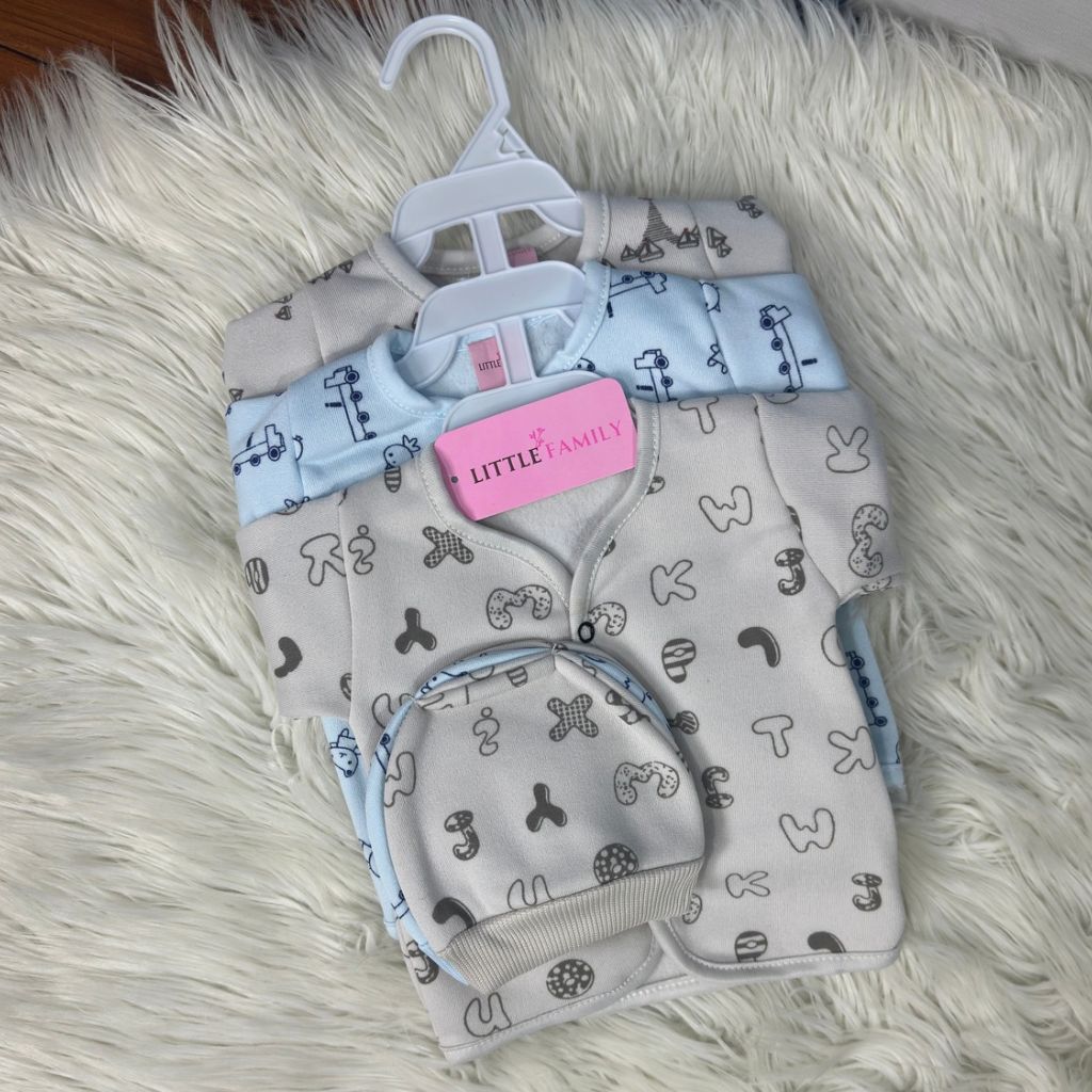 Premium 3-Piece Fleece Outfit Set – Pack of 3