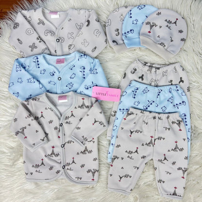 Premium 3-Piece Fleece Outfit Set – Pack of 3