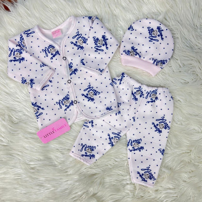 Premium 3-Piece Fleece Outfit Set – Pack of 3