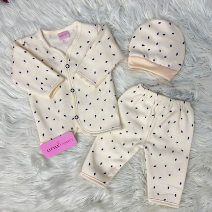 Premium 3-Piece Fleece Outfit Set – Pack of 3
