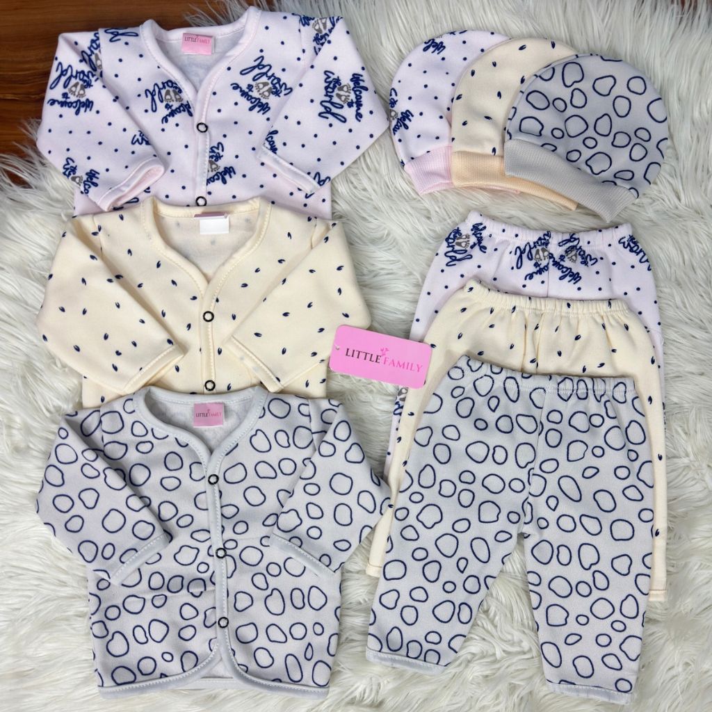 Premium 3-Piece Fleece Outfit Set – Pack of 3