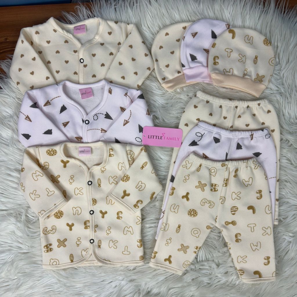 Premium 3-Piece Fleece Outfit Set – Pack of 3