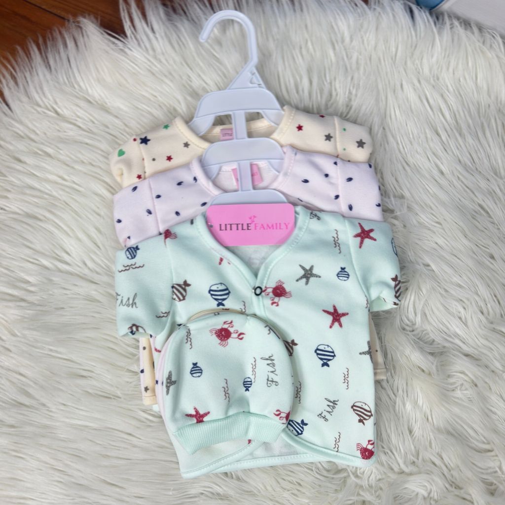 Premium 3-Piece Fleece Outfit Set – Pack of 3
