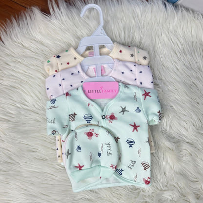 Premium 3-Piece Fleece Outfit Set – Pack of 3