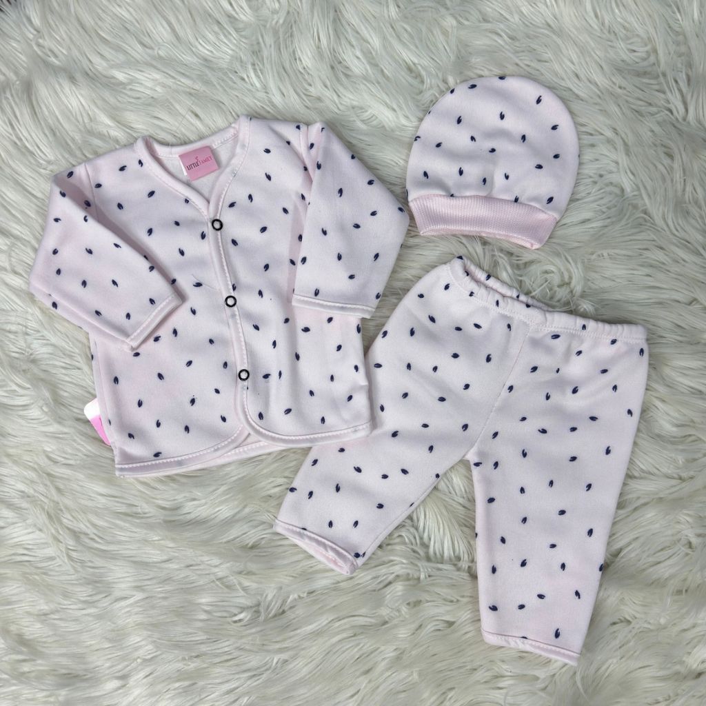 Premium 3-Piece Fleece Outfit Set – Pack of 3