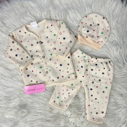 Premium 3-Piece Fleece Outfit Set – Pack of 3