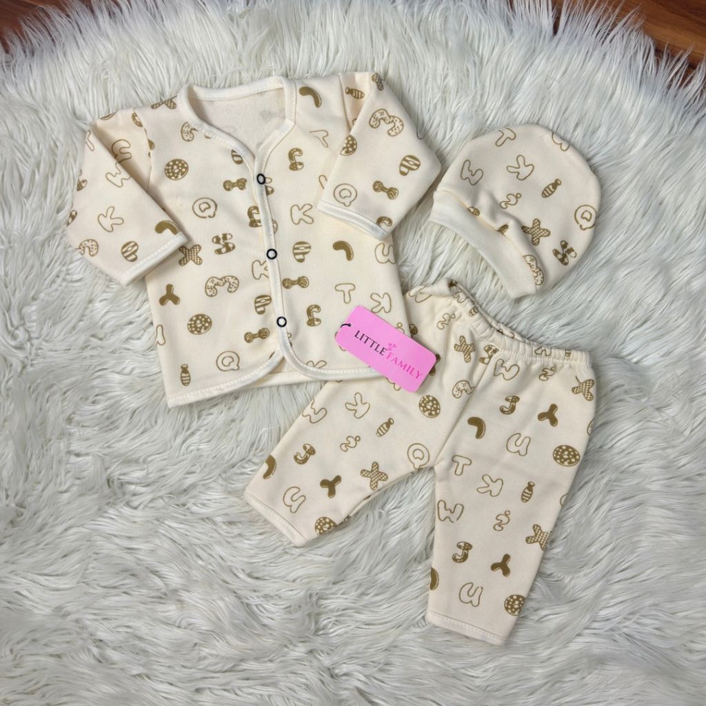 Premium 3-Piece Fleece Outfit Set – Pack of 3